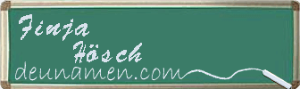 Finja Hösch Visitenkarte